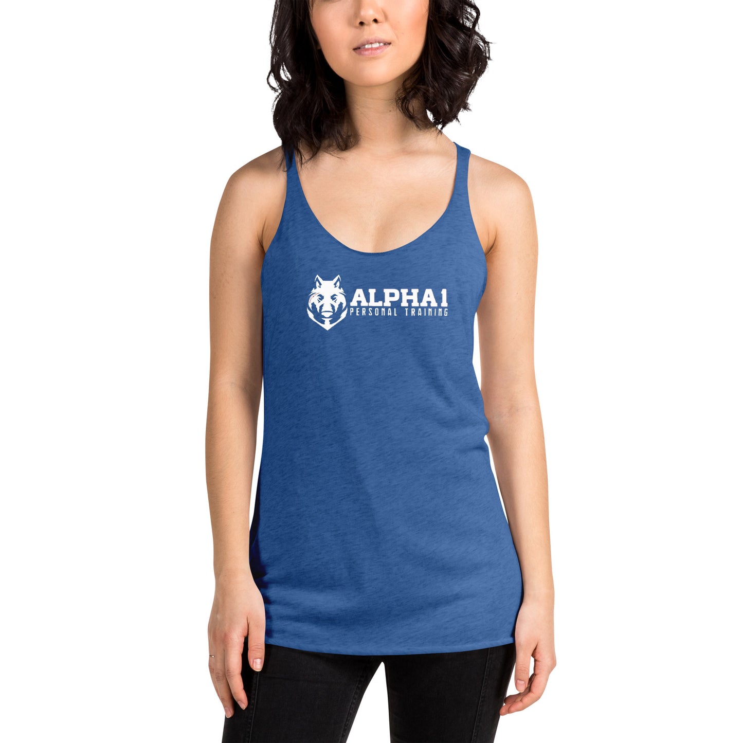 Alpha 1 Personal Training Basic Women's Racerback Tank Top