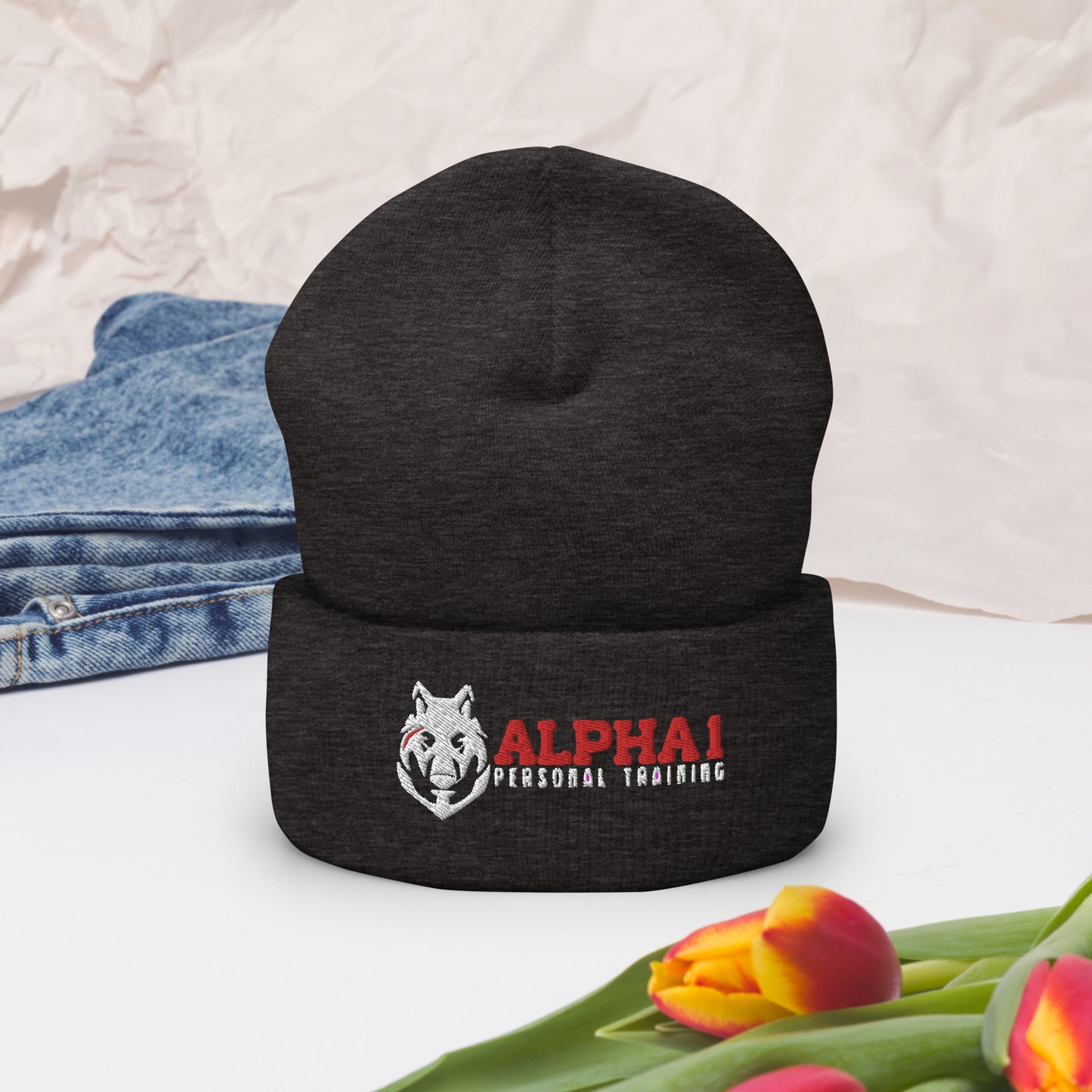 Alpha1 Personal Training Cuffed Winter Beanie for Men and Women