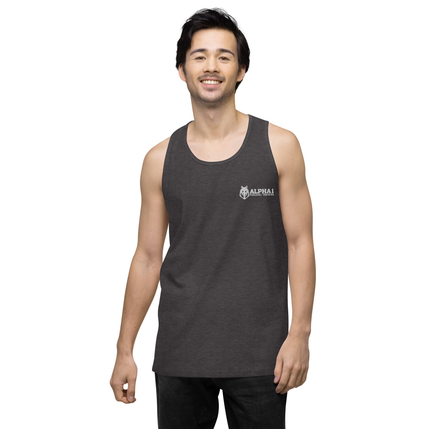 Alpha 1 Personal Training Sleeveless Mens Workout Tank Top