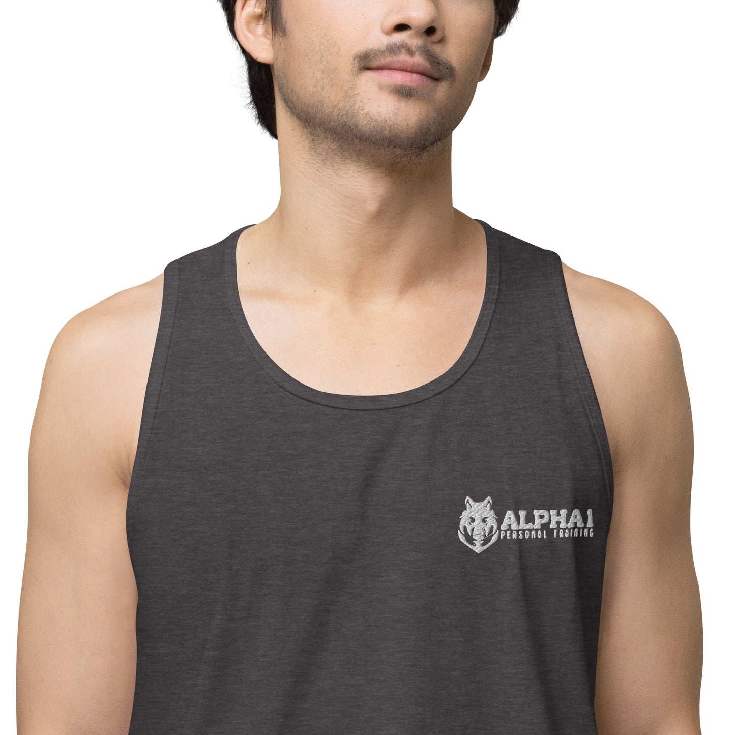 Alpha 1 Personal Training Sleeveless Mens Workout Tank Top