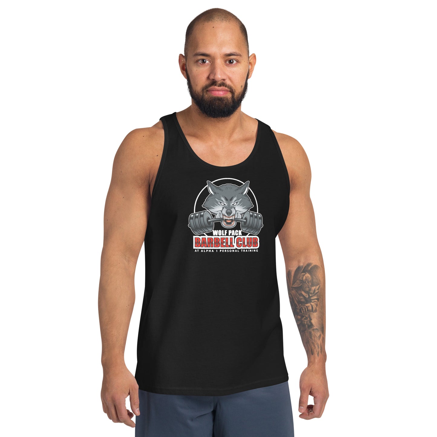 Barbell Club Unisex Workout Graphic Tank Tops for Men