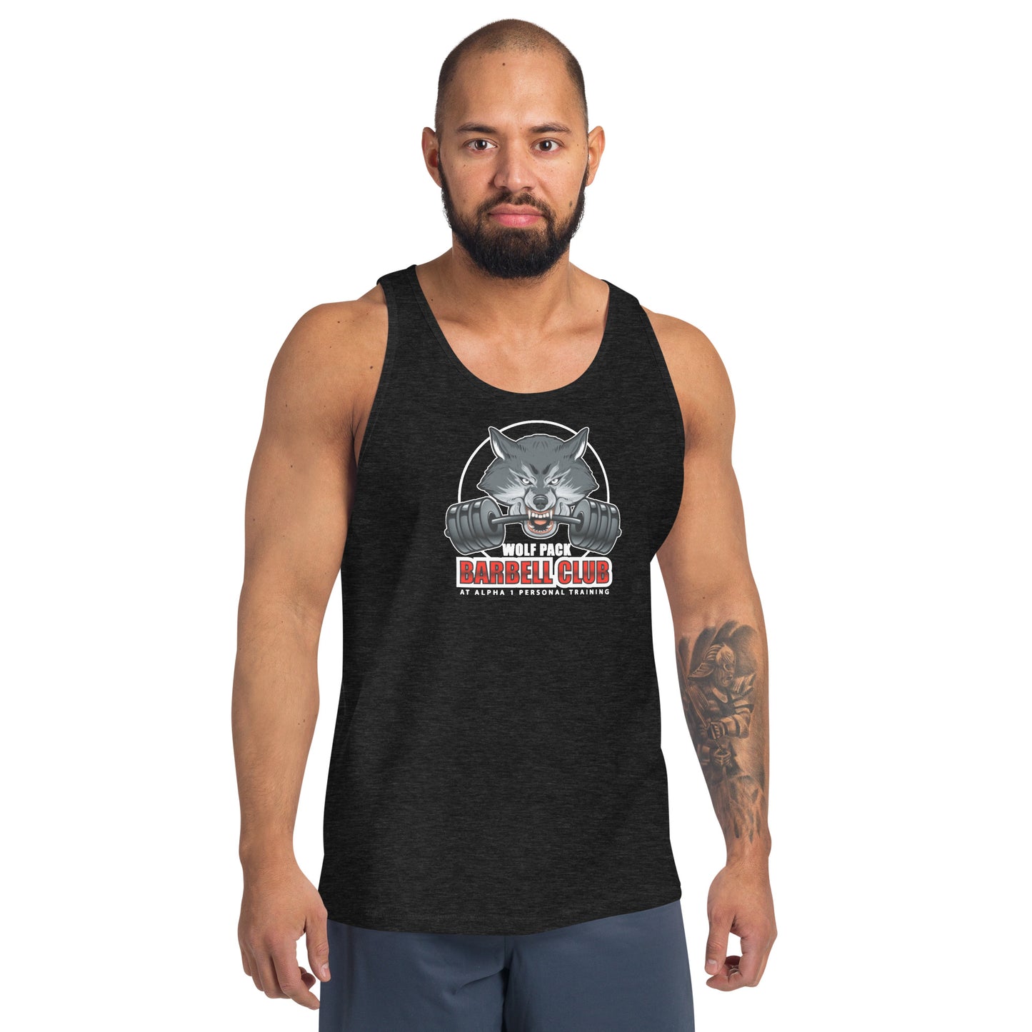 Barbell Club Unisex Workout Graphic Tank Tops for Men