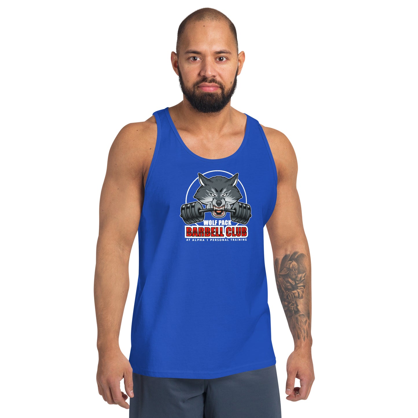 Barbell Club Unisex Workout Graphic Tank Tops for Men