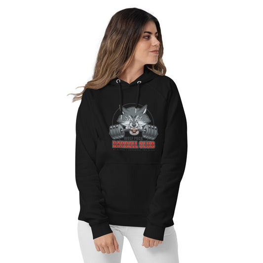 Barbell Club Unisex eco raglan hoodie