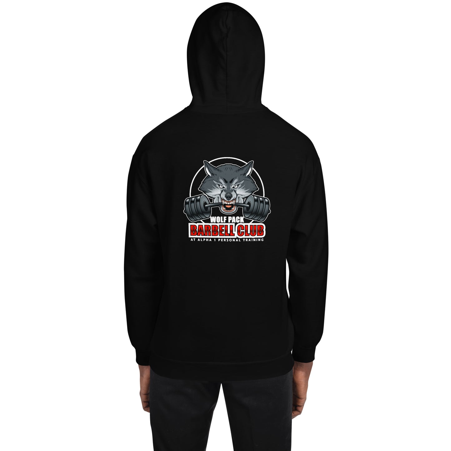 Barbell Club Graphic Pullover Hoodie for Men