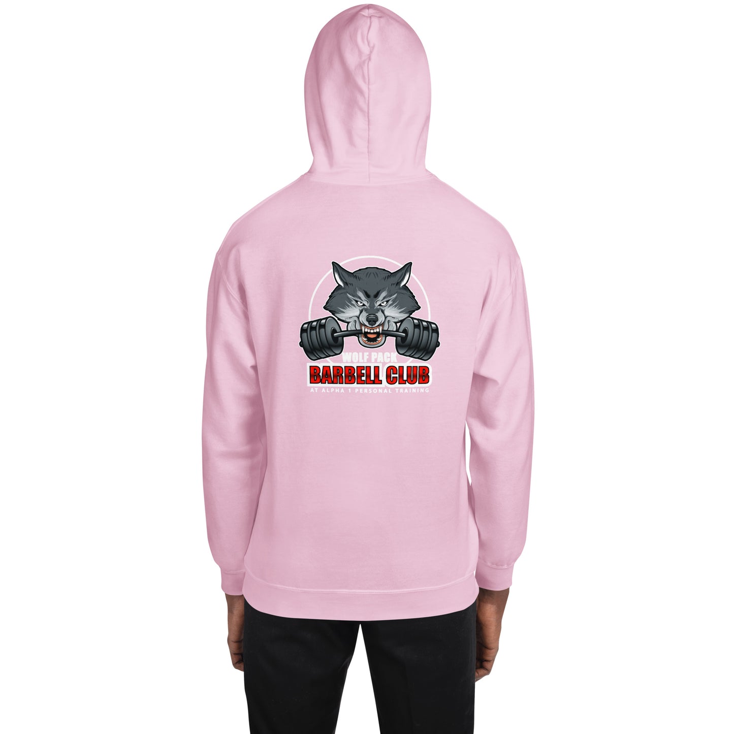 Barbell Club Graphic Pullover Hoodie for Men