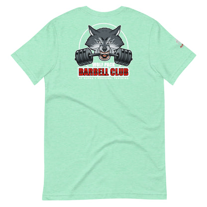 Barbell Club Short Sleeve Printed Workout Unisex T-Shirt