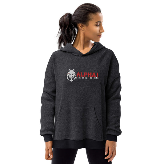 Alpha 1 Personal Training Sueded Fleece Graphic Hoodie For Women