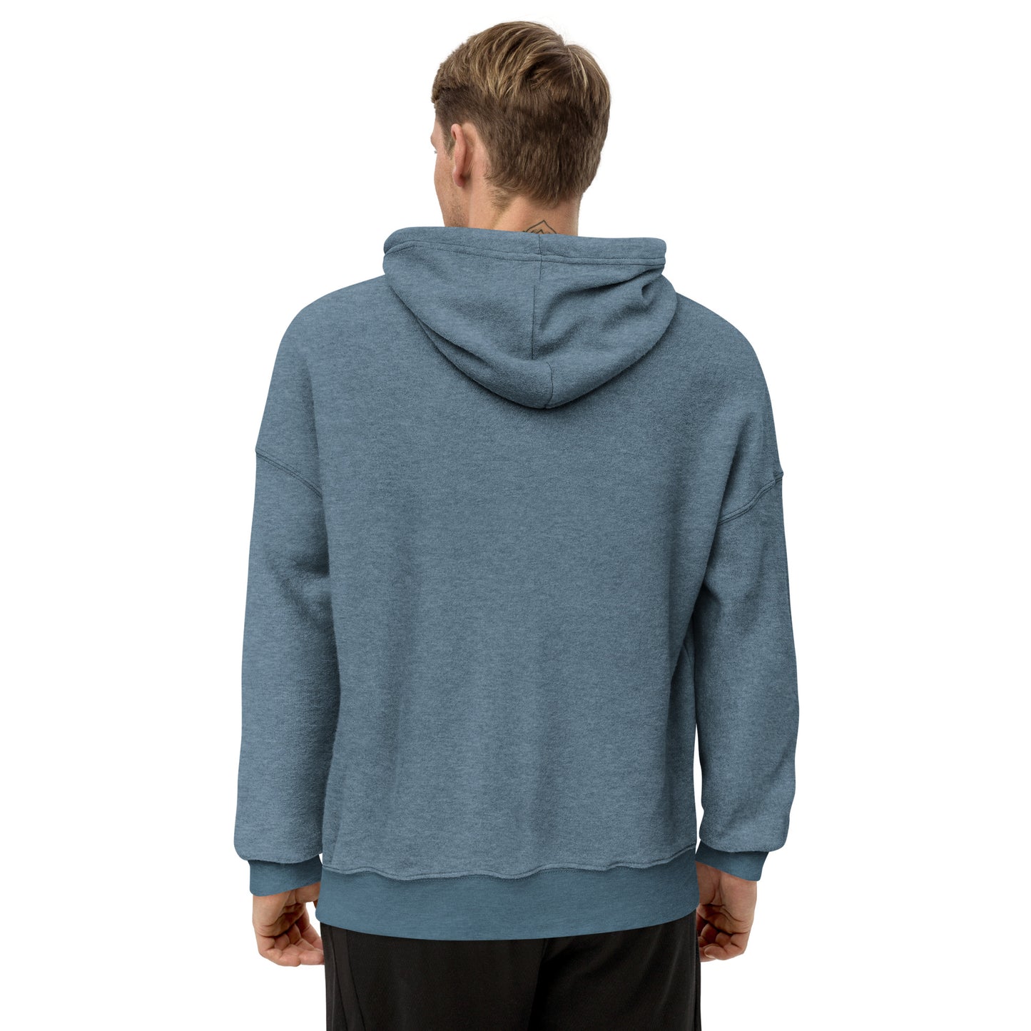 Unisex sueded fleece hoodie