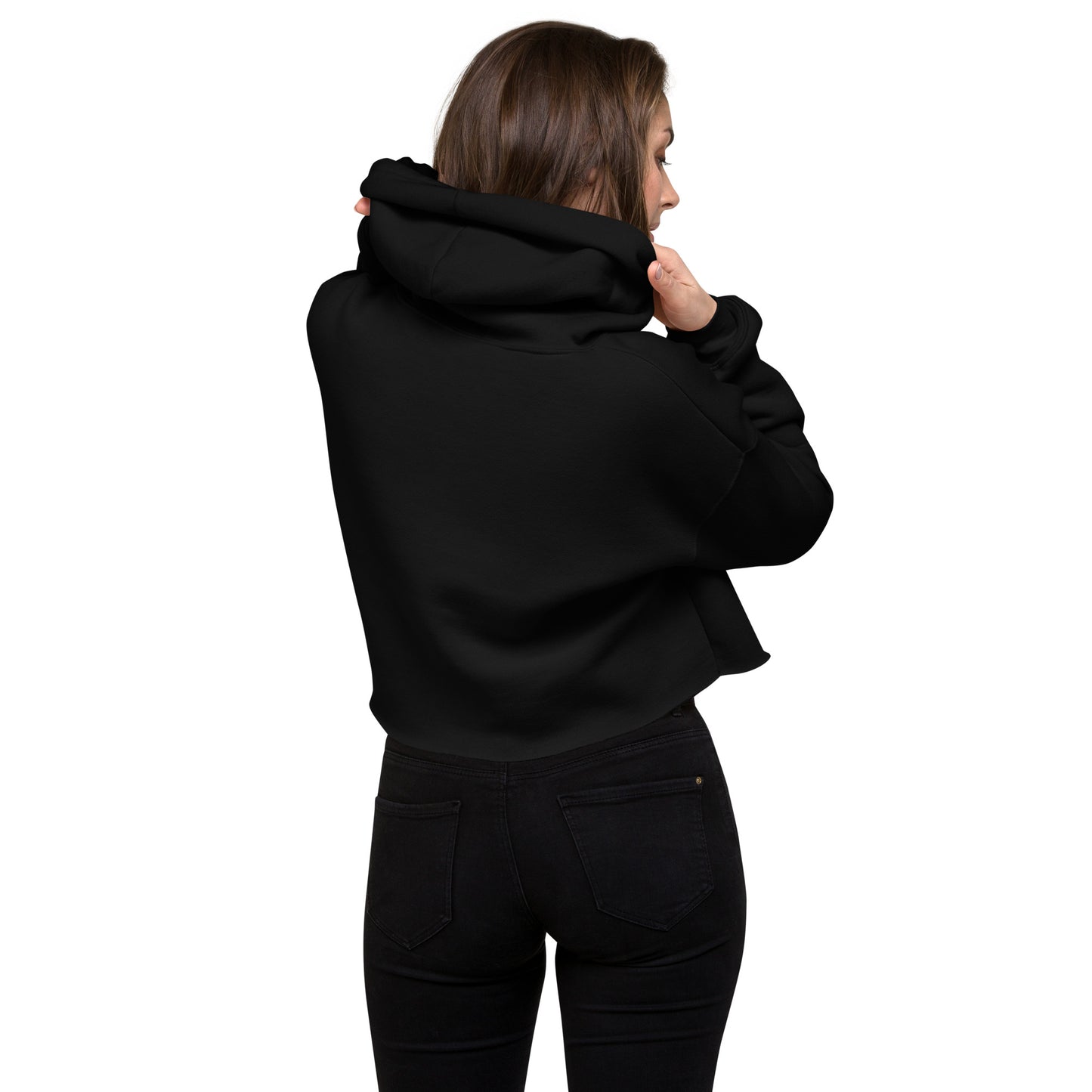 Alpha 1 Left Chest Embroidery - Women's - Crop Hoodie