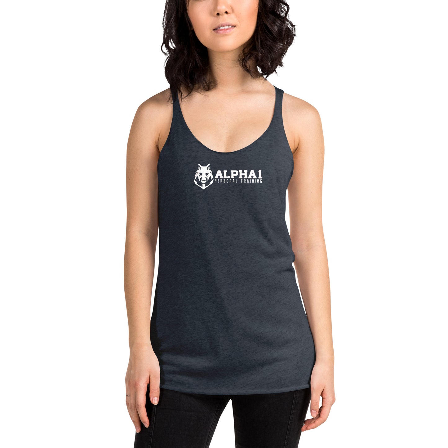 I Wasn't Born With It Printed Racerback Tank Top For Women