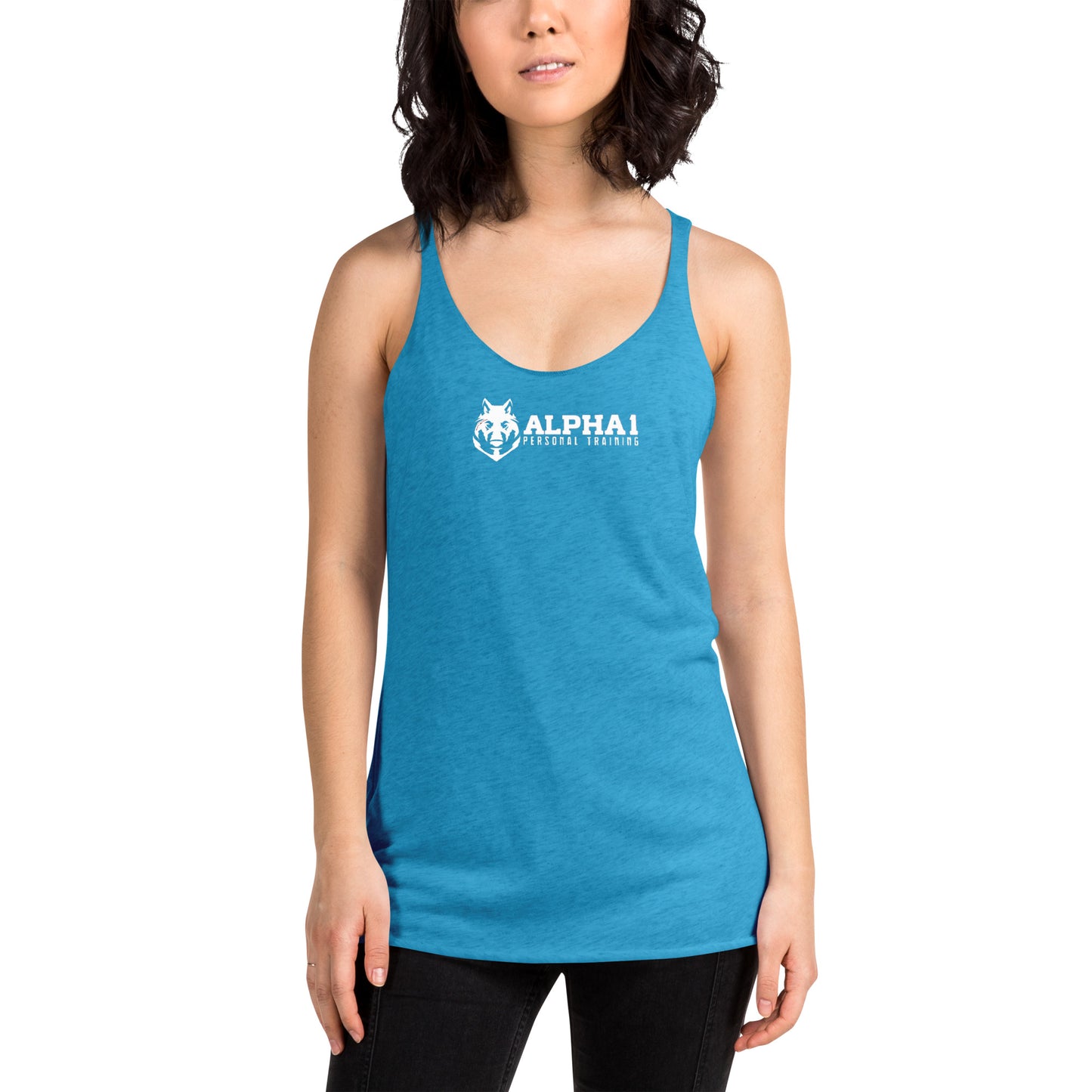 I Wasn't Born With It Printed Racerback Tank Top For Women
